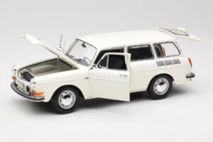Volkswagen Type 3 1600 L Variant Polizia Minichamps 1:18 100051091 Pressofusione — immagine 2 di 8