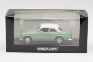 Volvo 121 Amazon Verde Chiaro & Bianco Minichamps 1:43 430171005 Pressofusione — immagine 4 di 4