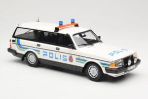 Volvo 240 GL Familiare Polis Sweden Minichamps 1:18 155171480 Pressofusione — immagine 4 di 6