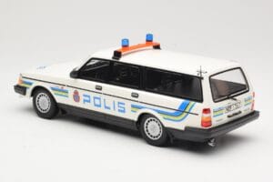 Volvo 240 GL Familiare Polis Sweden Minichamps 1:18 155171480 Pressofusione — immagine 5 di 6