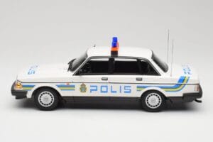 Volvo 240 GL Polis Sweden Minichamps 1:18 155171490 Pressofusione — immagine 3 di 6