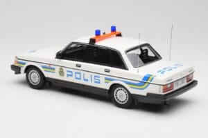 Volvo 240 GL Polis Sweden Minichamps 1:18 155171490 Pressofusione — immagine 5 di 6