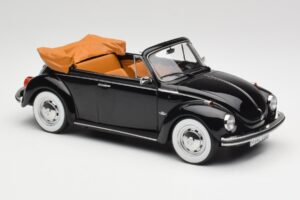 Volkswagen Beetle 1303 Cabriolet Nero Norev 1:18 188533 Pressofusione — immagine 4 di 6