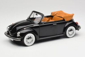 Volkswagen Beetle 1303 Cabriolet Nero Norev 1:18 188533 Pressofusione