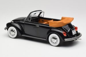 Volkswagen Beetle 1303 Cabriolet Nero Norev 1:18 188533 Pressofusione — immagine 5 di 6