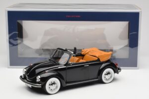 Volkswagen Beetle 1303 Cabriolet Nero Norev 1:18 188533 Pressofusione — immagine 6 di 6