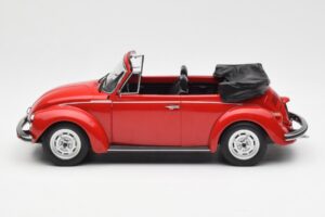Volkswagen Beetle 1303 Cabriolet Rosso Norev 1:18 188529 Pressofusione — immagine 3 di 6