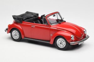 Volkswagen Beetle 1303 Cabriolet Rosso Norev 1:18 188529 Pressofusione — immagine 4 di 6