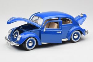 Volkswagen Beetle Blu Bburago 1:18 23124646 Pressofusione — immagine 2 di 8