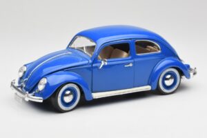 Volkswagen Beetle Blu Bburago 1:18 23124646 Pressofusione
