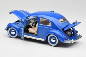Volkswagen Beetle Blu Bburago 1:18 23124646 Pressofusione — immagine 5 di 8