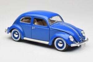 Volkswagen Beetle Blu Bburago 1:18 23124646 Pressofusione — immagine 6 di 8