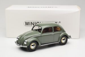 Volkswagen Beetle Beryl Verde Minichamps 1:18 107054000 Resina — immagine 6 di 6