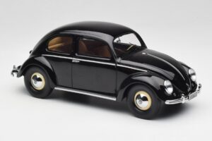 Volkswagen Beetle Type 1 Nero Minichamps 1:18 107054001 Pressofusione — immagine 4 di 6