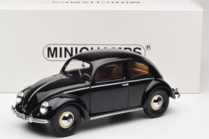 Volkswagen Beetle Type 1 Nero Minichamps 1:18 107054001 Pressofusione — immagine 6 di 6