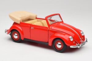 Volkswagen Cabriolet Ruby Rosso Maisto 1:18 32826 Pressofusione — immagine 6 di 8