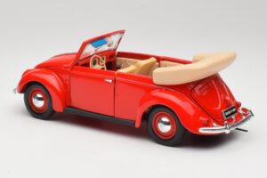 Volkswagen Cabriolet Ruby Rosso Maisto 1:18 32826 Pressofusione — immagine 7 di 8