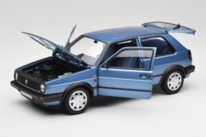 Volkswagen Golf Mk2 10 Million Star Blu Metallizzato Norev 1:18 188562 Pressofusione — immagine 2 di 8
