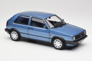 Volkswagen Golf Mk2 10 Million Star Blu Metallizzato Norev 1:18 188562 Pressofusione — immagine 6 di 8