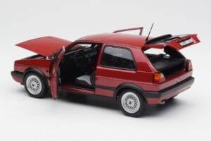 Volkswagen Golf Mk2 GTI Rosso Metallizzato Norev 1:18 188555 Pressofusione — immagine 5 di 8