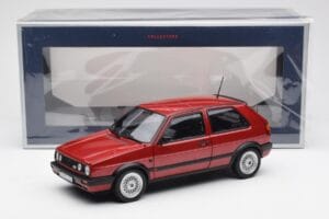 Volkswagen Golf Mk2 GTI Rosso Metallizzato Norev 1:18 188555 Pressofusione — immagine 8 di 8