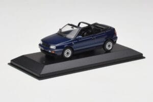 Volkswagen Golf Mk3 Cabriolet Maritime Blu Minichamps 1:43 400055530 Pressofusione — immagine 2 di 4