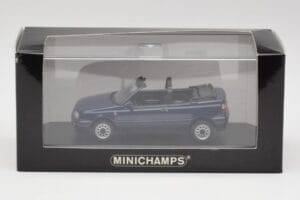 Volkswagen Golf Mk3 Cabriolet Maritime Blu Minichamps 1:43 400055530 Pressofusione — immagine 4 di 4