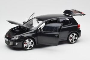 Volkswagen Golf Mk6 GTI Grigio Metallizzato Norev 1:18 188503 Pressofusione — immagine 2 di 7