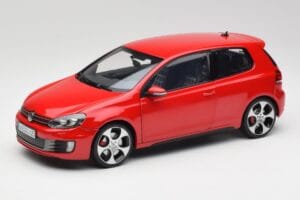Volkswagen Golf Mk6 GTI Tornado Rosso Norev 1:18 5K3099302Y3D Pressofusione