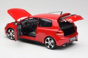 Volkswagen Golf Mk6 GTI Tornado Rosso Norev 1:18 5K3099302Y3D Pressofusione — immagine 5 di 8