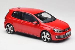 Volkswagen Golf Mk6 GTI Tornado Rosso Norev 1:18 5K3099302Y3D Pressofusione — immagine 6 di 8