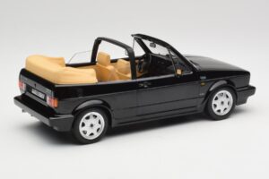 Volkswagen Golf Mk1 Cabriolet Nero Norev 1:18 188568 Pressofusione — immagine 2 di 6