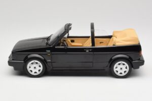 Volkswagen Golf Mk1 Cabriolet Nero Norev 1:18 188568 Pressofusione — immagine 3 di 6