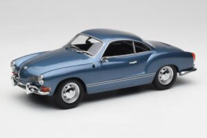 Volkswagen Karmann Ghia Coupe Neptune Blu Minichamps 1:18 155054022 Pressofusione