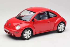Volkswagen New Beetle Rosso Bburago 1:18 3342 Pressofusione