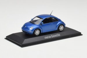 Volkswagen New Beetle Satellite Blu Minichamps 1:43 430058004 Pressofusione — immagine 2 di 4
