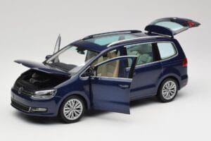 Volkswagen Sharan 7N Shadow Blu Metallizzato Minichamps 1:18 110051100 Pressofusione — immagine 2 di 8