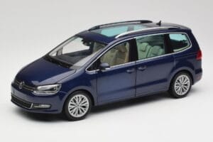 Volkswagen Sharan 7N Shadow Blu Metallizzato Minichamps 1:18 110051100 Pressofusione
