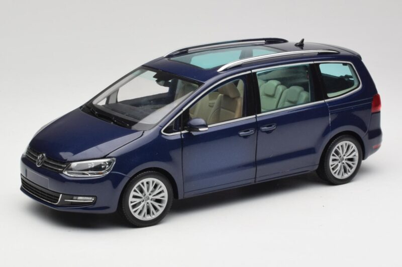 Volkswagen Sharan 7N Shadow Blu Metallizzato Minichamps 1:18 110051100 Pressofusione