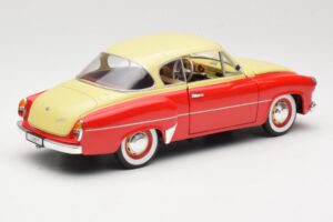 Wartburg 311 Coupe Rosso & Beige Revell 1:18 8418 Pressofusione — immagine 3 di 8