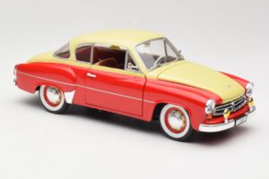 Wartburg 311 Coupe Rosso & Beige Revell 1:18 8418 Pressofusione — immagine 6 di 8