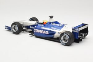 Williams FW23 BMW #5 R. Schumacher Practice San Marino GP 2001 Minichamps 1:18 80430146710 Pressofusione — immagine 5 di 6