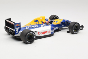 Williams FW14B Renault #5 N. Mansell Canon Williams Team F1 World Champion 1992 Minichamps 1:18 186920005 Pressofusione — immagine 3 di 9