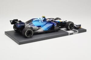 Williams Racing Mercedes FW43B #6 N. Latifi Saudi Arabian GP 2021 Minichamps 1:18 117212206 Pressofusione — immagine 3 di 6