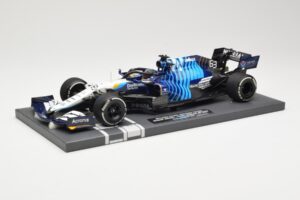 Williams Racing Mercedes FW43B #63 G. Russell Saudi Arabian GP 2021 Minichamps 1:18 117212263 Pressofusione — immagine 2 di 6