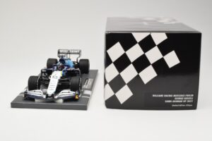 Williams Racing Mercedes FW43B #63 G. Russell Saudi Arabian GP 2021 Minichamps 1:18 117212263 Pressofusione — immagine 6 di 6