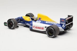 Williams Renault FW14B #6 R. Patrese 1992 Minichamps 1:18 110920006 Pressofusione — immagine 7 di 8