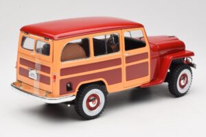 Willys Jeep Station Wagon Rosso Road Signature 1:18 92858 Pressofusione — immagine 3 di 8