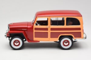 Willys Jeep Station Wagon Rosso Road Signature 1:18 92858 Pressofusione — immagine 4 di 8