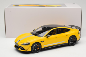 Xiaomi SU7 Ultra Giallo OEM 1:18 BHR9995CN Pressofusione — immagine 8 di 8